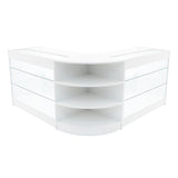 Comptoirs de Vente à LED Ensemble Apollo - Blanc LM60, 2 x K1200