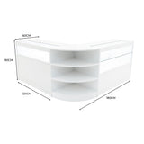 Comptoirs de Vente à LED Ensemble Harmonia - Blanc LM60, B1200, C1200