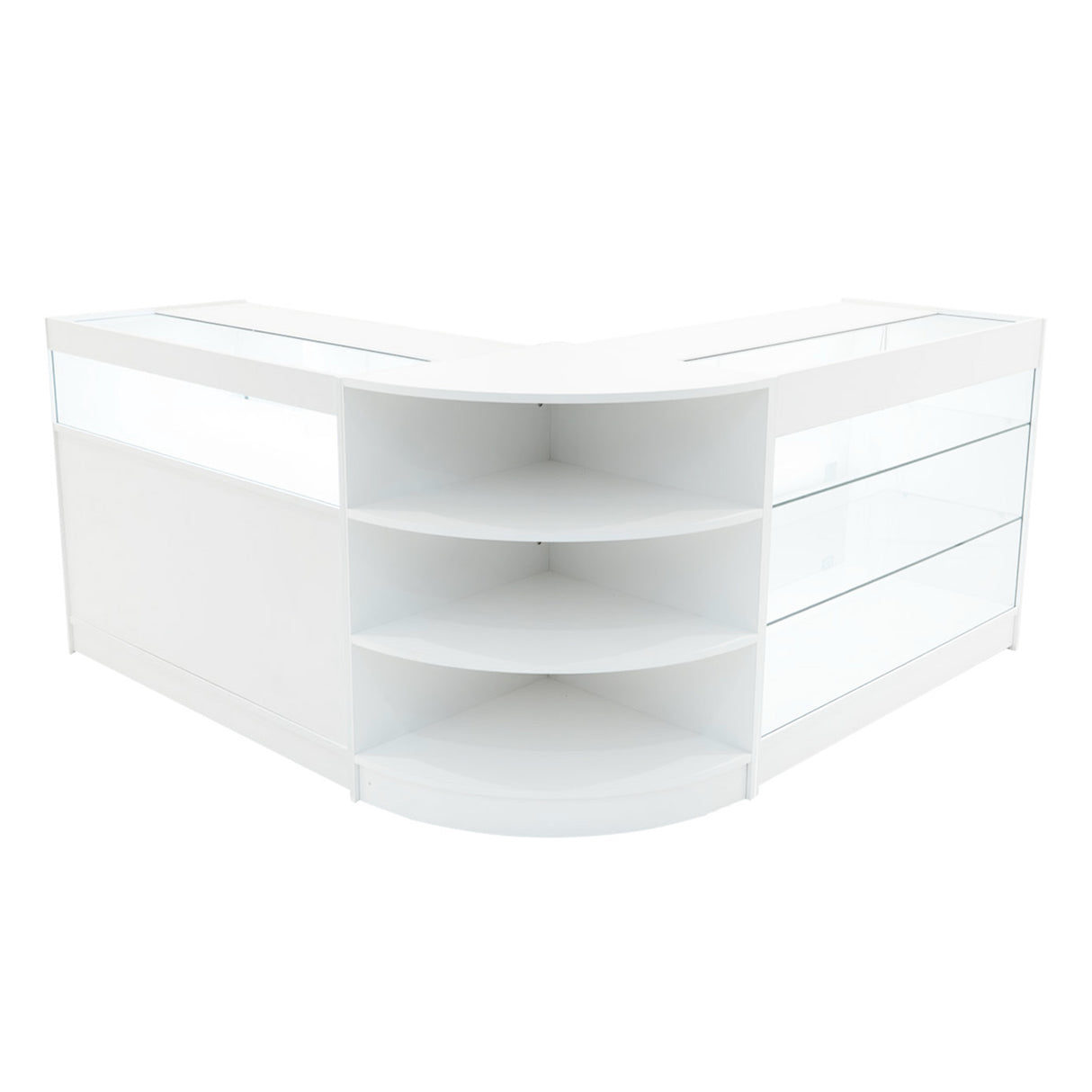 Comptoirs de Vente à LED Ensemble Demeter - Blanc LM60, K1200, B1200