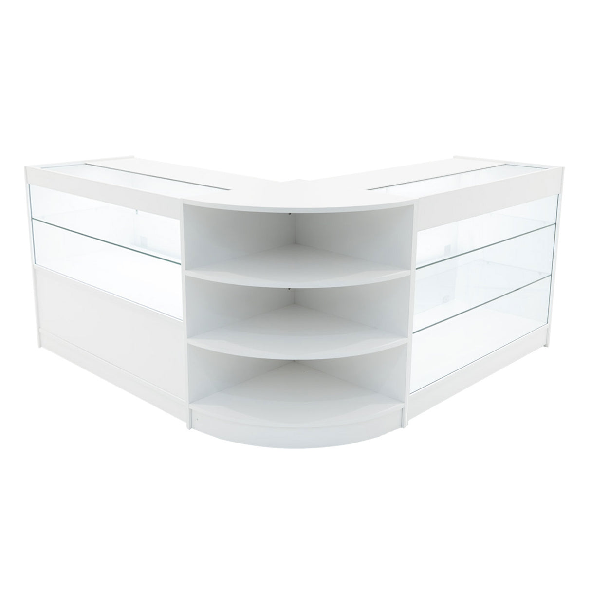 Comptoirs de Vente à LED Ensemble Calliope - Blanc LM60, K1200, C1200