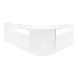 Comptoirs de Vente à LED Ensemble Luna - Blanc CM60, 2 x B1200, TB60