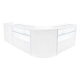 Comptoirs de Vente à LED Ensemble Phoenix - Blanc CM60, 2 x C1200, TB60