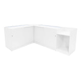 Comptoirs de Vente à LED Ensemble Polaris - Blanc CM60, K1200, B1200, TB60