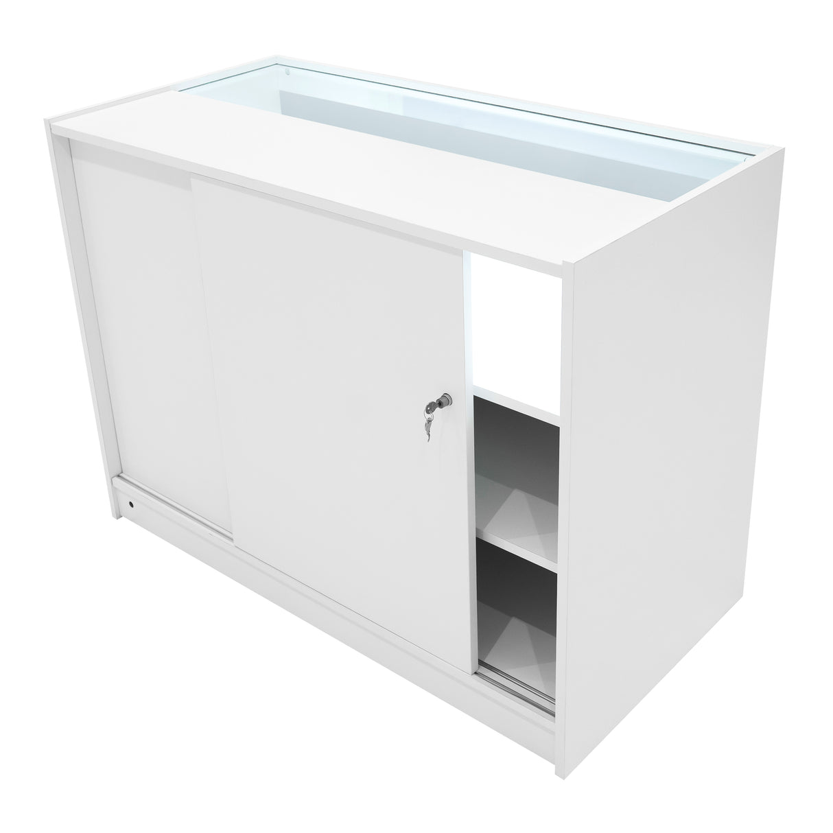 Comptoirs de Vente à LED Ensemble Europa - Blanc LM60, B1200, C1200, TB60