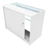 Comptoirs de Vente à LED Ensemble Hyperion - Blanc LM60, B1200, K1200, TB60
