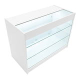 Comptoirs de Vente à LED Ensemble Hyperion - Blanc LM60, B1200, K1200, TB60