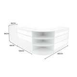 Comptoirs de Vente à LED Ensemble Theia - Blanc LM60, K1200, C1200, TB60