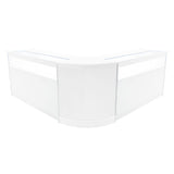 Comptoirs de Vente à LED Ensemble Iris - Blanc CM60, 2 x B1500