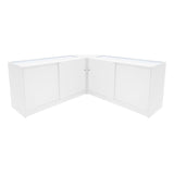 Comptoirs de Vente à LED Ensemble Iris - Blanc CM60, 2 x B1500
