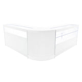 Comptoirs de Vente à LED Ensemble Adonis - Blanc CM60, B1500, C1500