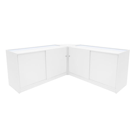 Comptoirs de Vente à LED Ensemble Adonis - Blanc CM60, B1500, C1500