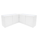 Comptoirs de Vente à LED Ensemble Theseus - Blanc LM60, 2 x B1500