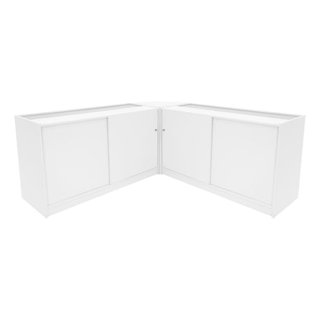 Comptoirs de Vente à LED Ensemble Andromeda - Blanc LM60, 2 x C1500