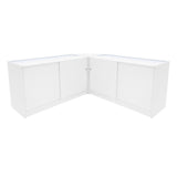 Comptoirs de Vente à LED Ensemble Apollo - Blanc LM60, 2 x K1500