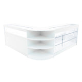 Comptoirs de Vente à LED Ensemble Demeter - Blanc LM60, K1500, B1500