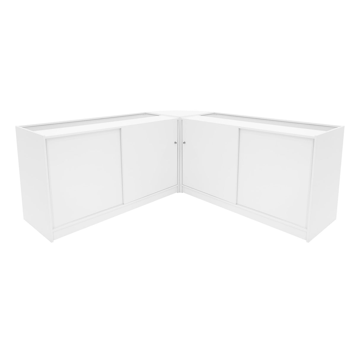 Comptoirs de Vente à LED Ensemble Demeter - Blanc LM60, K1500, B1500