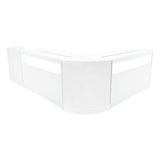Comptoirs de Vente à LED Ensemble Luna - Blanc CM60, 2 x B1500, TB60