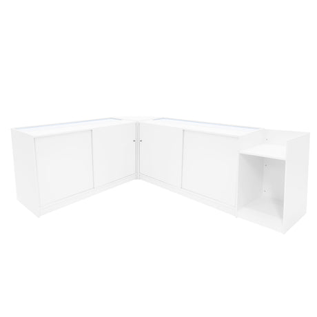 Comptoirs de Vente à LED Ensemble Gravity - Blanc CM60, B1500, C1500, TB60