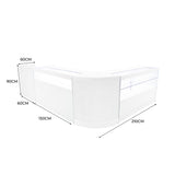 Comptoirs de Vente à LED Ensemble Gravity - Blanc CM60, B1500, C1500, TB60