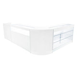 Comptoirs de Vente à LED Ensemble Polaris - Blanc CM60, K1500, B1500, TB60