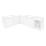 Comptoirs de Vente à LED Ensemble Polaris - Blanc CM60, K1500, B1500, TB60