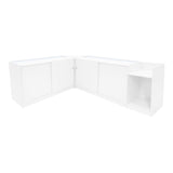 Comptoirs de Vente à LED Ensemble Eclipse - Blanc LM60, 2 x C1500, TB60