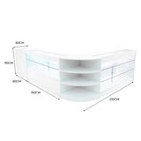 Comptoirs de Vente à LED Ensemble Theia - Blanc LM60, K1500, C1500, TB60