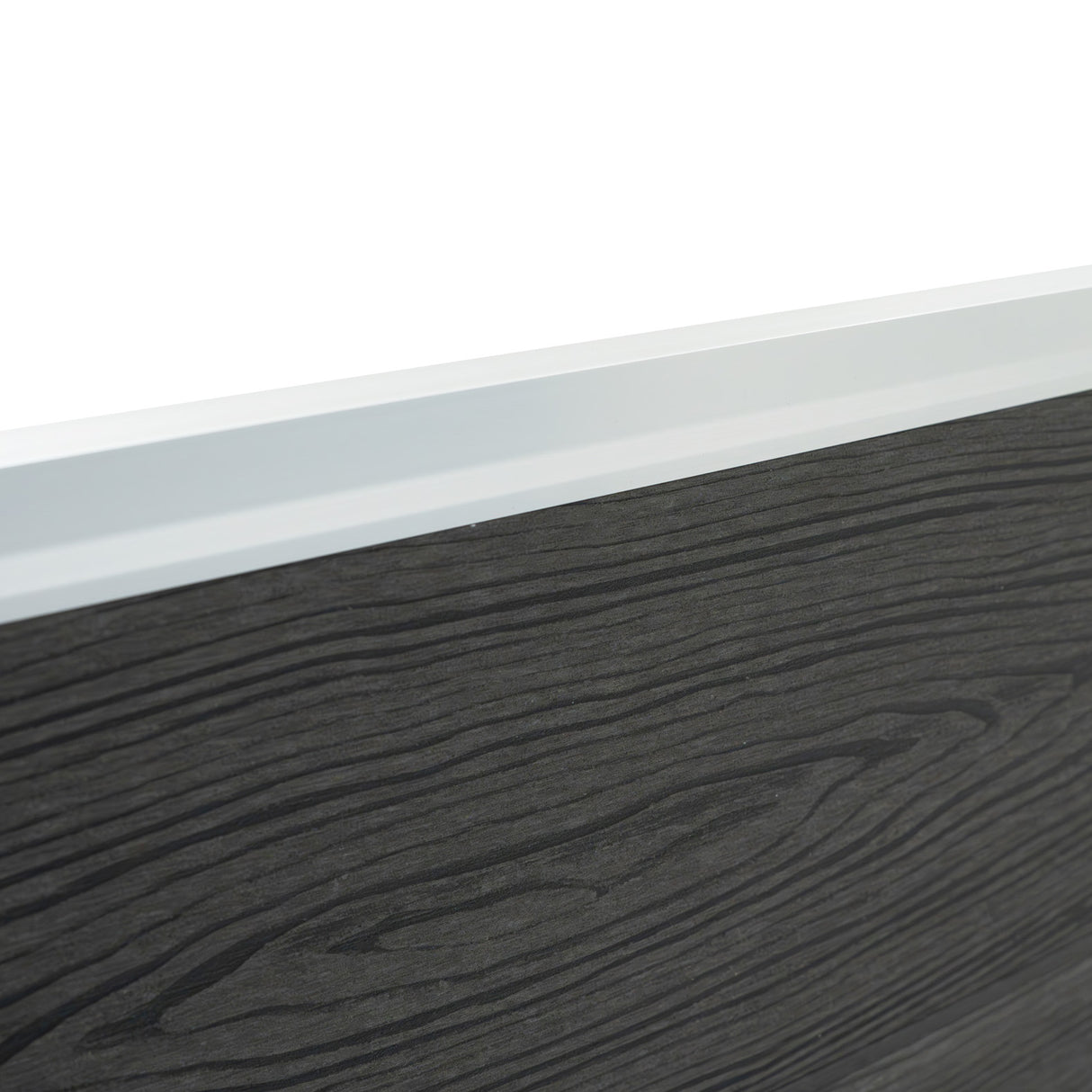 Kit Clôture Composite 10 Panneaux & 11 Poteaux à LED - Gris