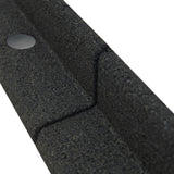 Lot de 4 Bordures de Jardin Flexibles en Caoutchouc 1,2 m & Maillet - Noir