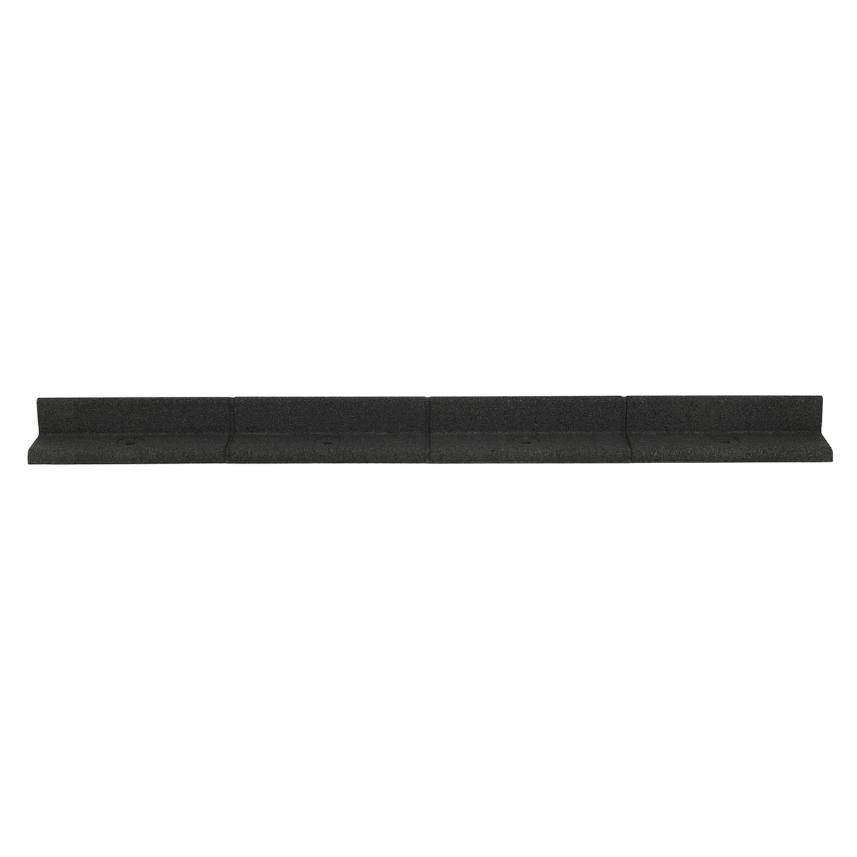 Lot de 10 Bordures de Jardin Flexibles en Caoutchouc 1,2 m & Maillet - Noir