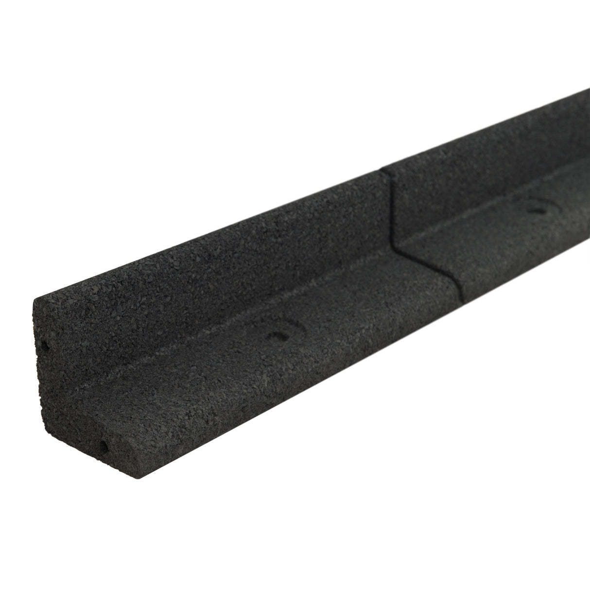 Lot de 16 Bordures de Jardin Flexibles en Caoutchouc 1,2 m & Maillet - Noir