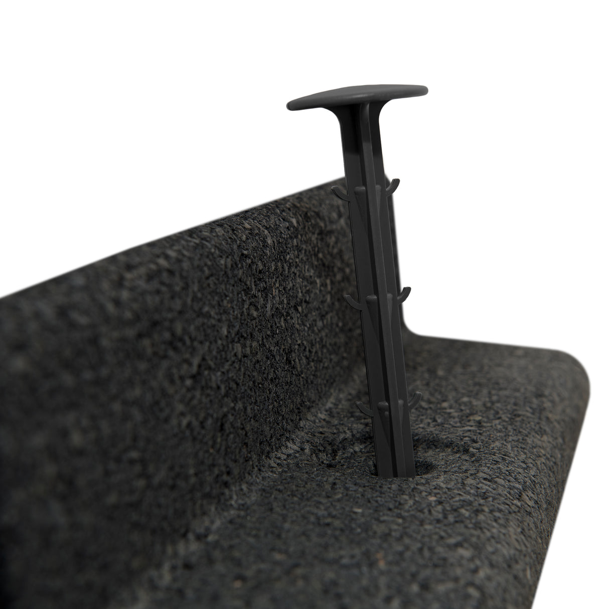 Lot de 16 Bordures de Jardin Flexibles en Caoutchouc 1,2 m & Maillet - Noir