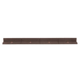 Lot de 30 Bordures de Jardin Flexibles en Caoutchouc 1,2 m & Maillet - Marron