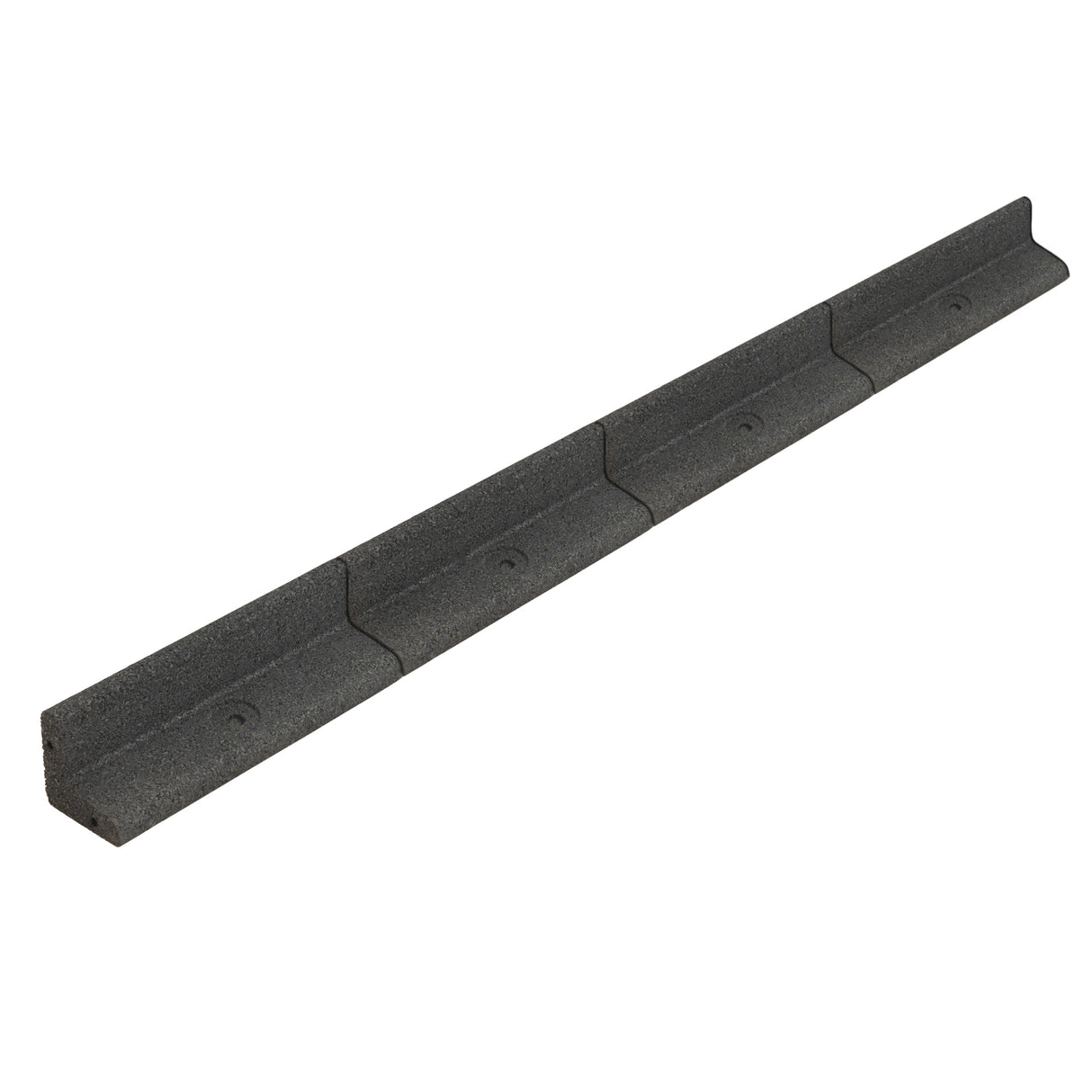 Lot de 4 Bordures de Jardin Flexibles en Caoutchouc 1,2 m & Maillet - Gris