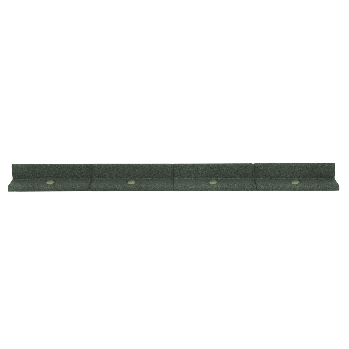 Lot de 50 Bordures de Jardin Flexibles en Caoutchouc 1,2 m & Maillet - Vert