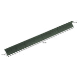 Lot de 18 Bordures de Jardin Flexibles en Caoutchouc 1,2 m & Maillet - Vert
