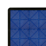 Carrelage de Sol Ventilé Pour Garage x120 Avec Bordure (Bleu)