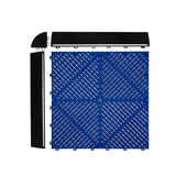 Carrelage de Sol Ventilé Pour Garage x120 Avec Bordure (Bleu)