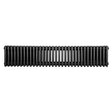 Radiateur traditionnel à 4 colonnes, 300 x 1505 mm, finition noire, design élégant et lignes épurées, idéal pour un intérieur moderne