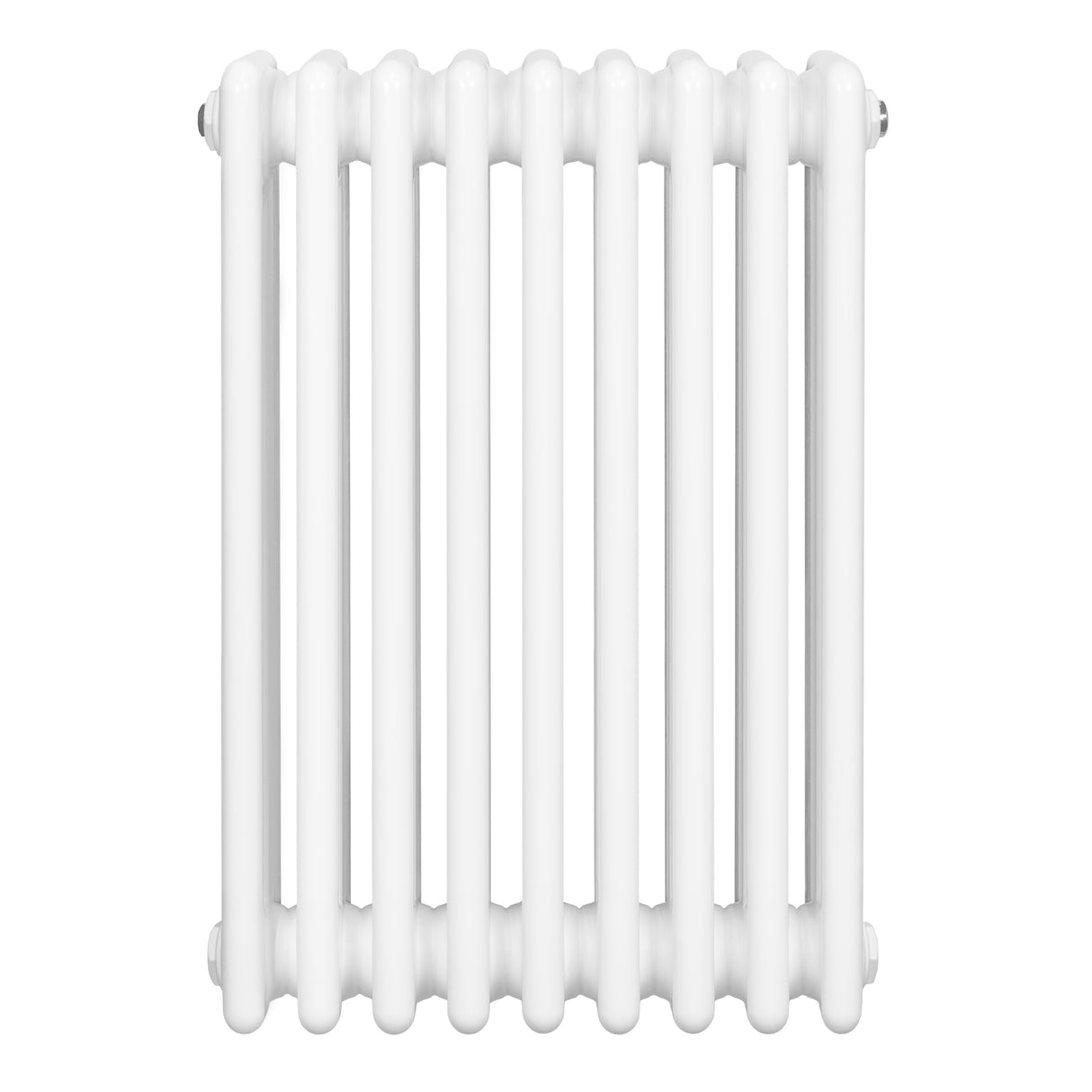 Radiateur traditionnel à 4 colonnes, blanc, finition lisse, dimensions 600 x 425 mm, design élégant et classique pour le chauffage intérieur