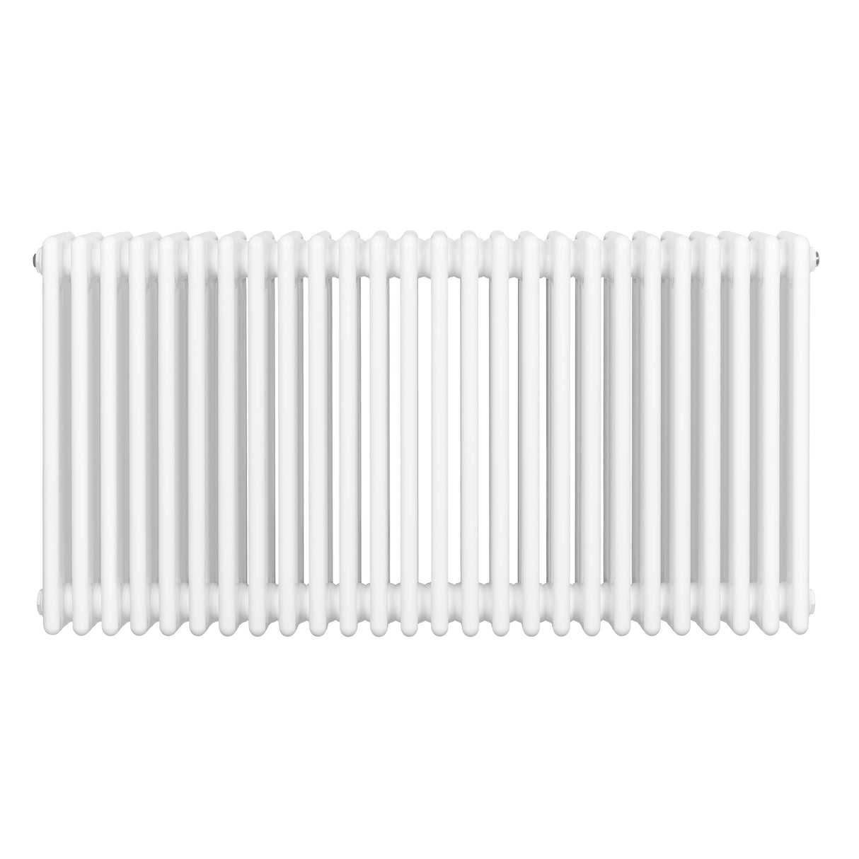 Radiateur traditionnel à 4 colonnes, blanc, finition lisse, design élégant, dimensions 600 x 1190 mm, idéal pour le chauffage intérieur