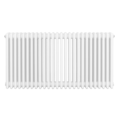 Radiateur traditionnel à 4 colonnes, blanc, finition lisse, design élégant, dimensions 600 x 1190 mm, idéal pour le chauffage intérieur