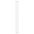 Radiateur traditionnel à 4 colonnes, dimensions 1800 x 200 mm, finition blanche lisse et élégante, idéal pour un intérieur classique