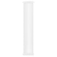 Radiateur traditionnel à 4 colonnes, 1800 x 380 mm, finition blanche lisse, design élégant et moderne, idéal pour le chauffage intérieur