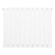 Radiateur plat à un panneau, dimensions 600 x 700 mm, finition blanche lisse et moderne, conçu pour un chauffage efficace et discret