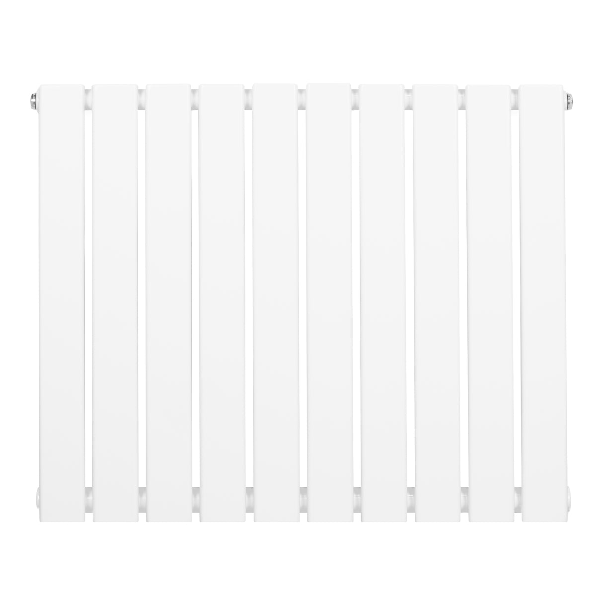 Radiateur plat à un panneau, dimensions 600 x 700 mm, finition blanche lisse et moderne, conçu pour un chauffage efficace et discret