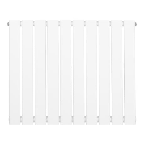 Radiateur plat à un panneau, dimensions 600 x 700 mm, finition blanche lisse et moderne, conçu pour un chauffage efficace et discret