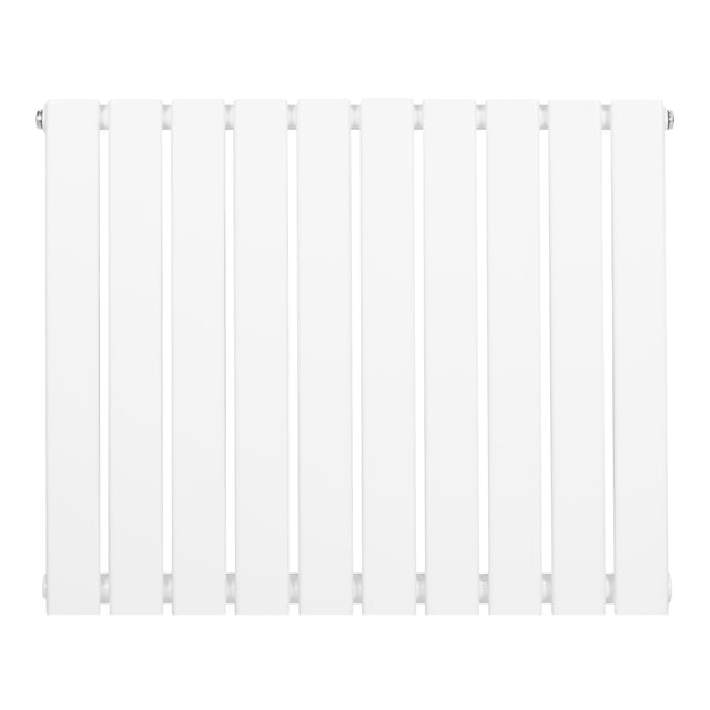 Radiateur plat à un panneau, dimensions 600 x 700 mm, finition blanche lisse et moderne, conçu pour un chauffage efficace et discret