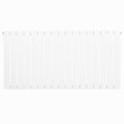 Radiateur plat à un panneau, dimensions 600 x 1190 mm, finition blanche lisse, design moderne et épuré, idéal pour un intérieur contemporain