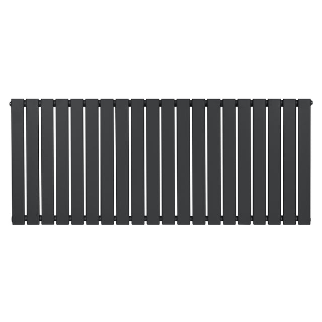 Radiateur plat à un panneau, dimensions 600 x 1400 mm, finition gris anthracite, surface lisse et moderne, design élégant et minimaliste